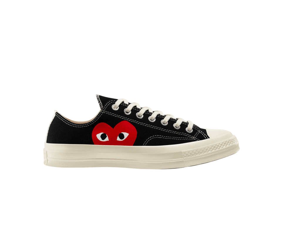 Converse Chuck x Comme des Garçons Play Black Low
