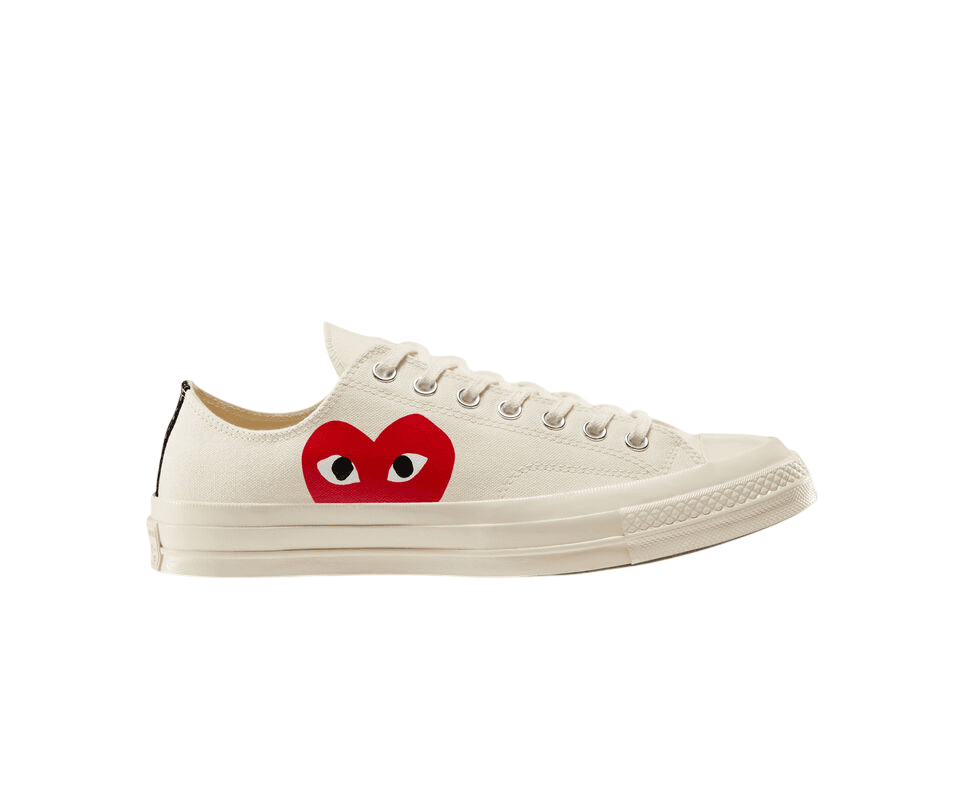 Converse Chuck x Comme des Garçons PLAY White Low